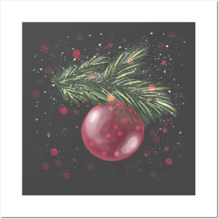 Christmas tree toy Posters and Art